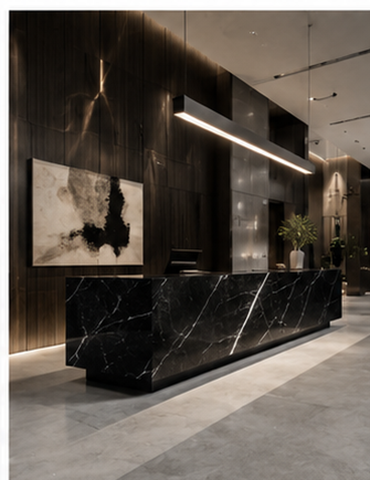 Alexander Black natural marble slab
