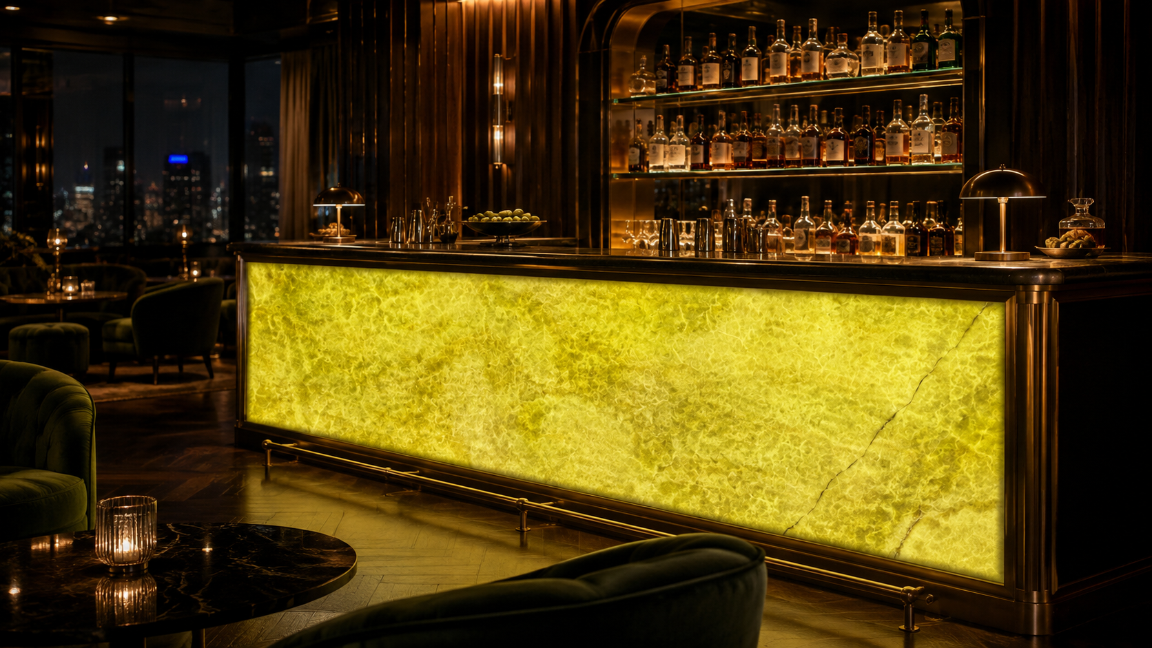 Green Onyx recommended for feature panels