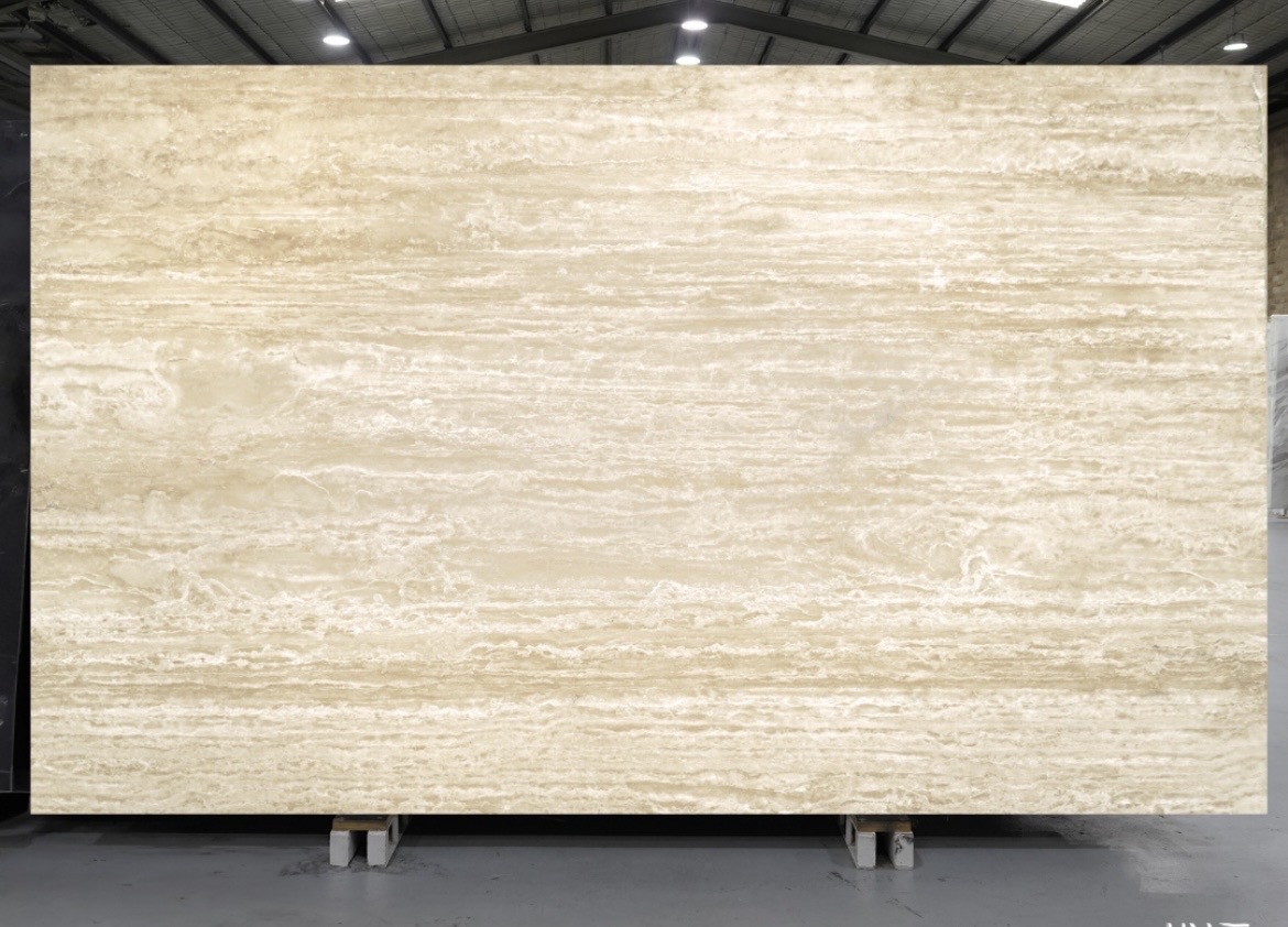 Ivory White Travertine (VC) natural travertine slab