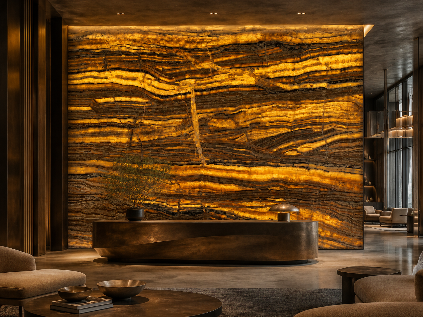 Jurassic Onyx natural onyx slab