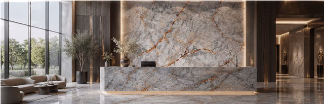 Harmony Grey natural marble slab