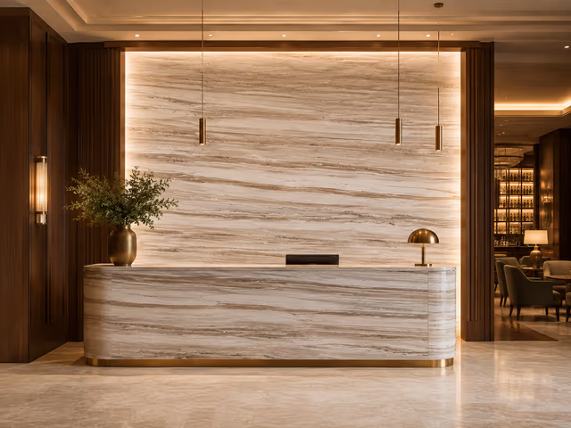 Palissandro natural marble slab