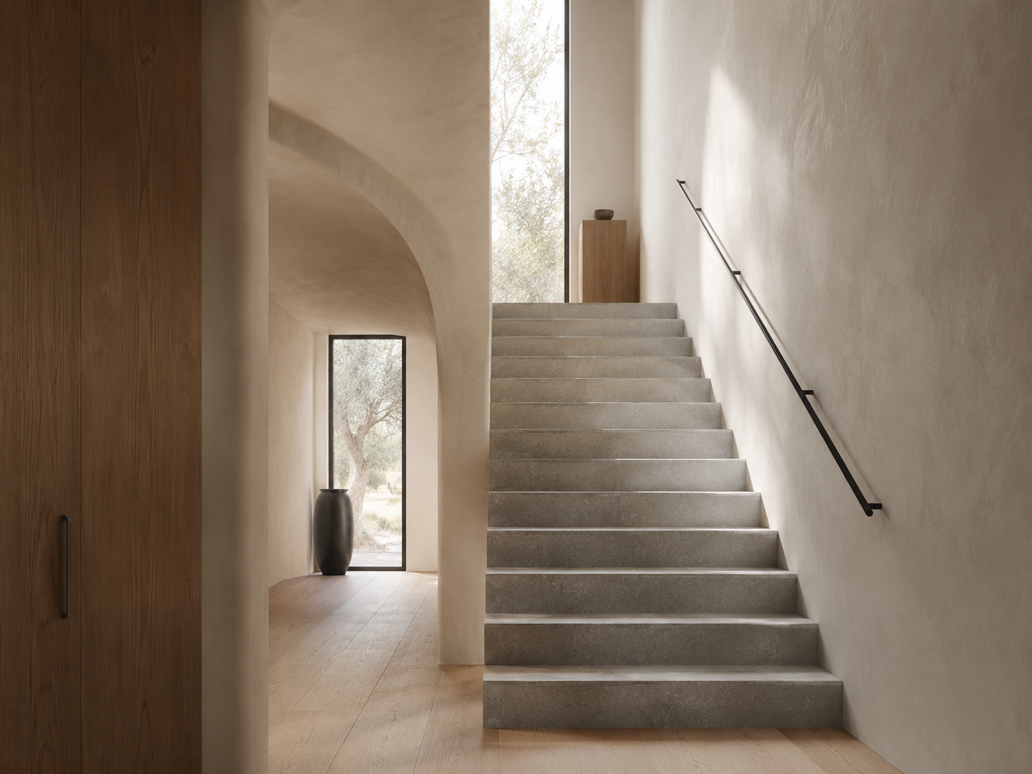 Rustic Green Seashell recommended for staircases
