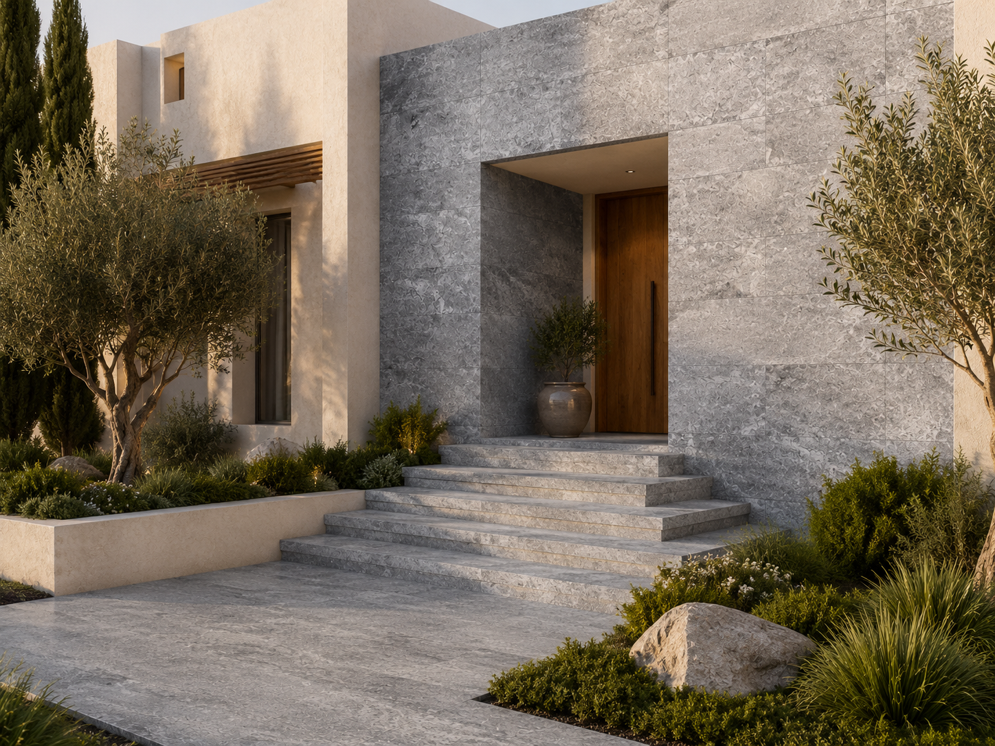 Silver Travertine – Cross Cut recommended for hospitality