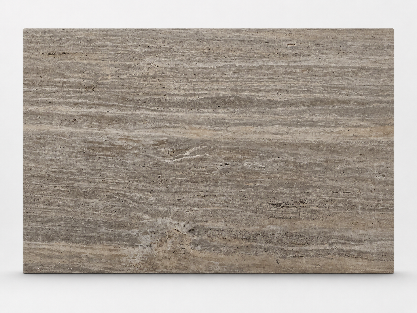 Full surface detail of Silver Travertine – Vein Cut