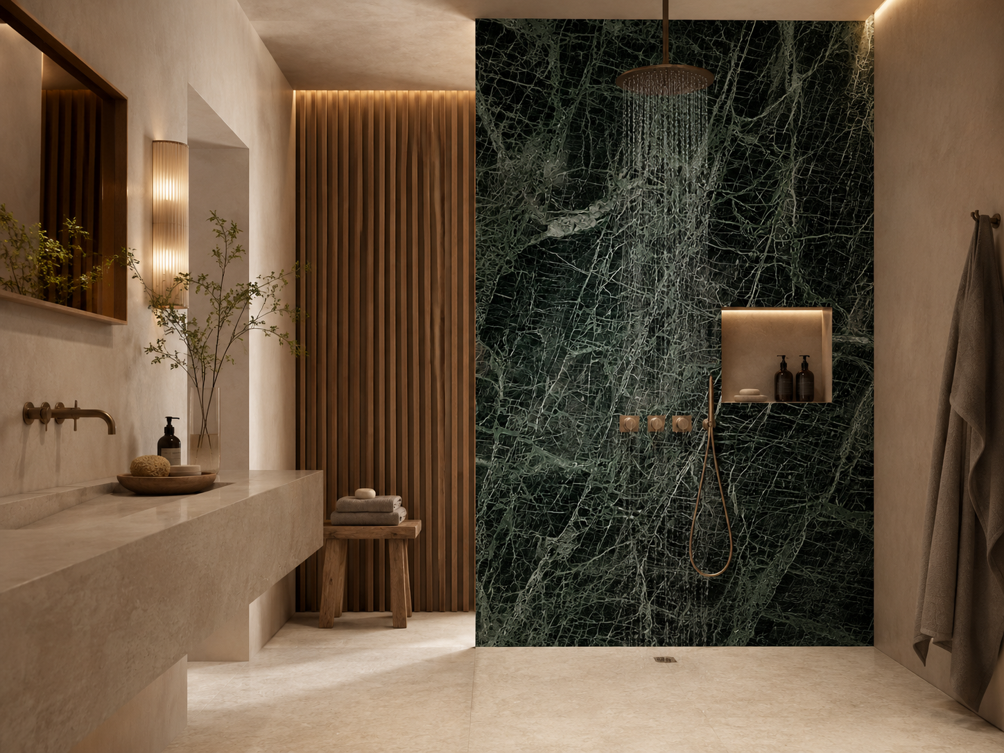 Teos Green recommended for bathrooms