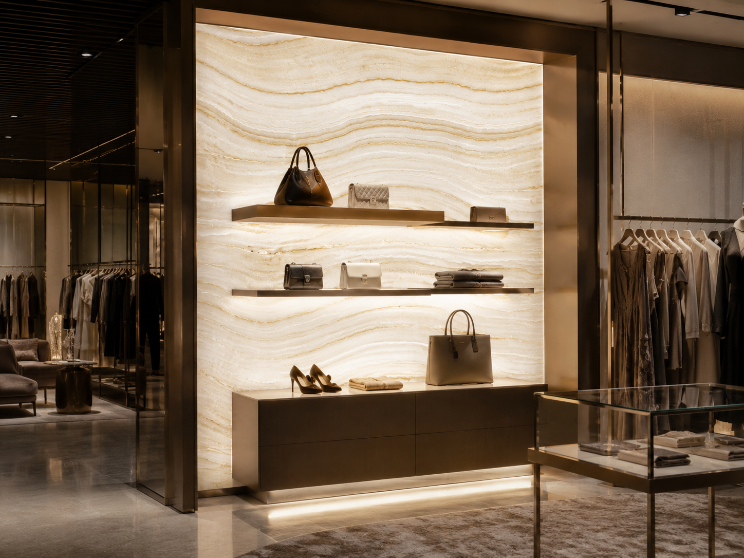 White Onyx recommended for hotel lobbies